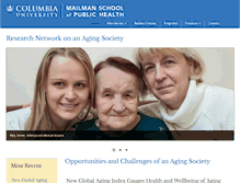 Tablet Screenshot of agingsocietynetwork.org